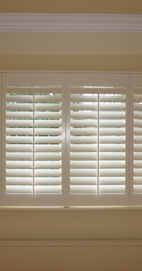 Plantation Shutters - Lancashire Square Bay Window