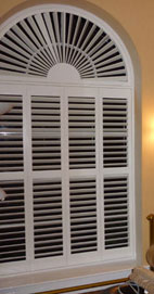 Plantation Shutters - Manchester Arched Shutters